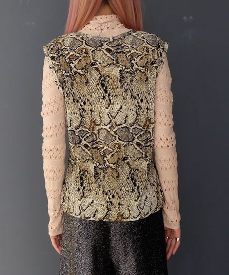 Vintage   Python Pleats Tops