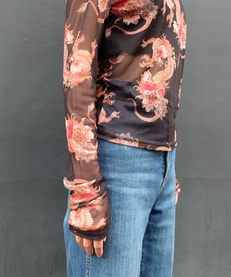Vintage   See-through Tops