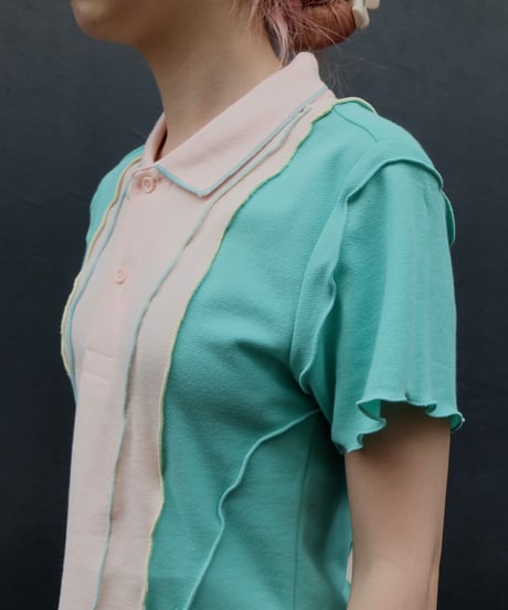 Frill line Polo shirt