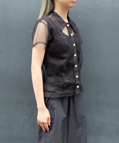 Vintage   See-through Shirt