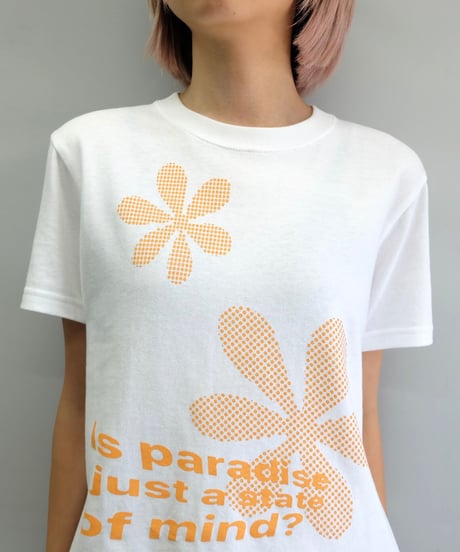 Labyrins   Dot Flower Tshirt   White