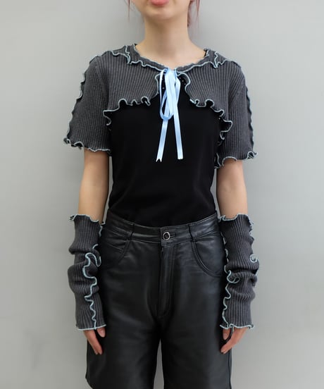 Remake Frill line Arm Tops