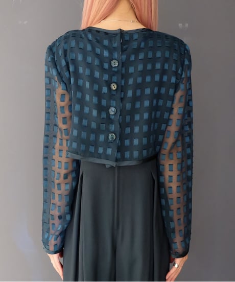 Vintage   See-through Jump Suits