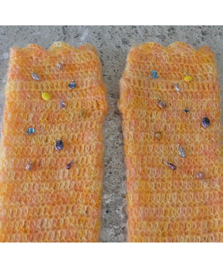 Labyrins Mohair Knit Glove 13
