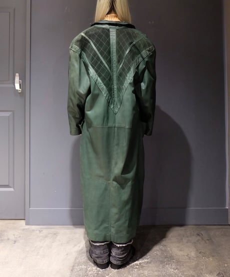 Vintage   Leather Long Coat