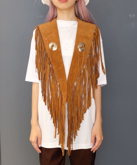 Vintage   Fringe Cape