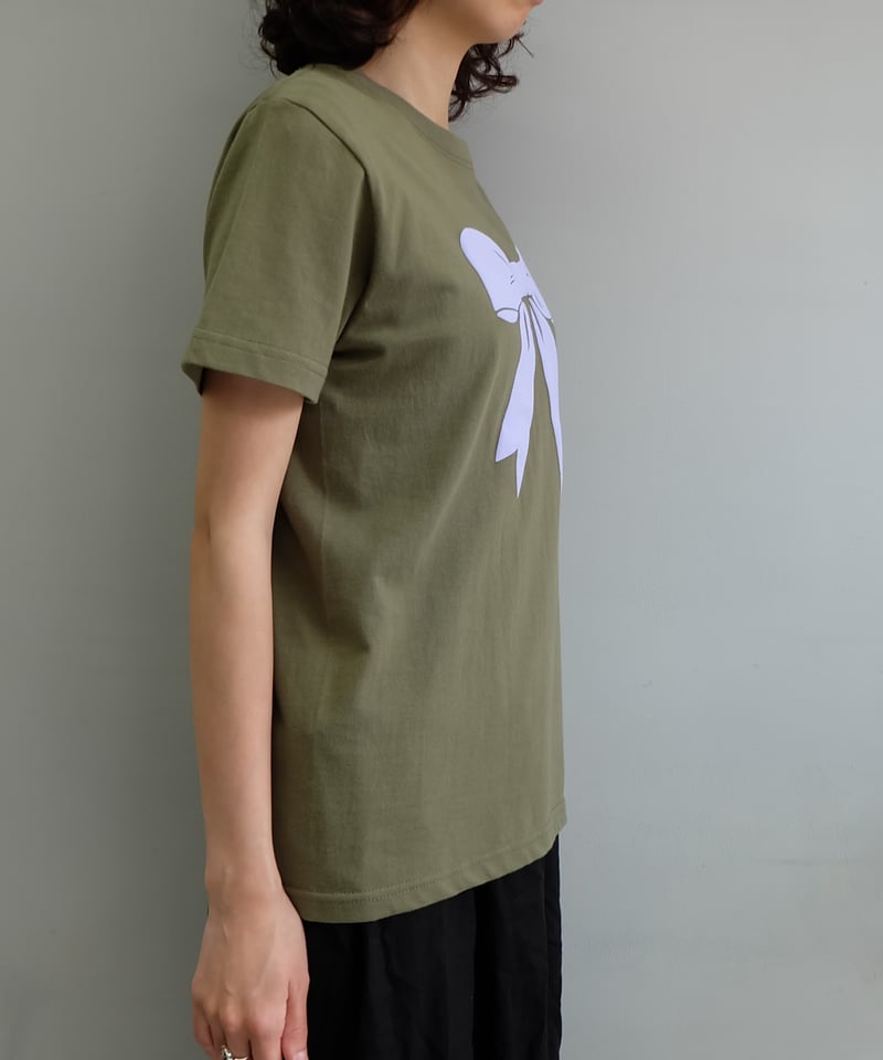 トップス Labyrins ribon T-shirt Labyrins RIBBON Tshirt White | Shury