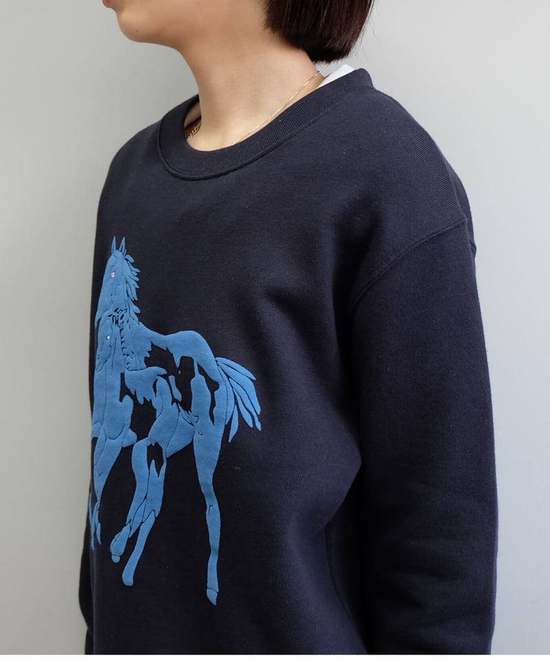 Labyrins Dont Cry Horse Sweat Navy | Shury