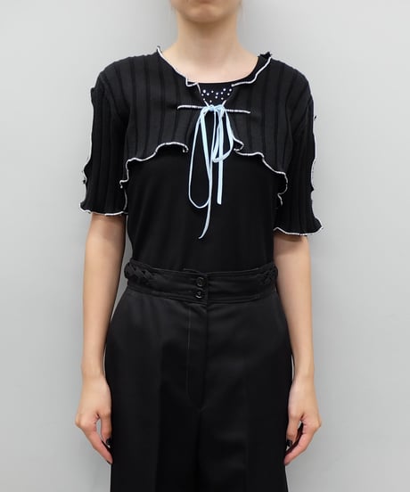 Remake Frill line Short Tops