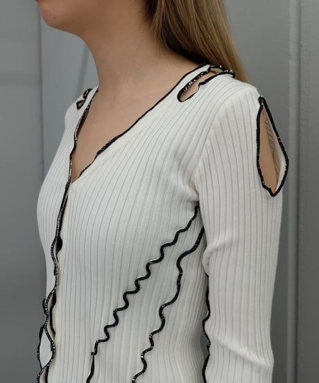Frill Line  Cardigan
