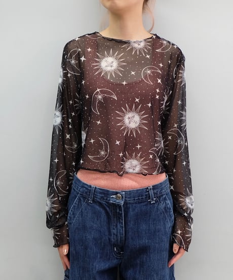 Vintage   See-through Tops