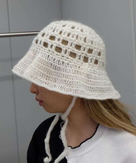 Labyrins   Mohair Knit Hat Himo