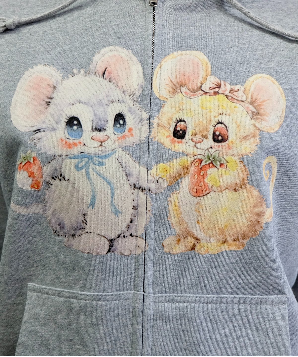 Labyrins x Sugascoop Squeak2 Hoodie Gry | Shury