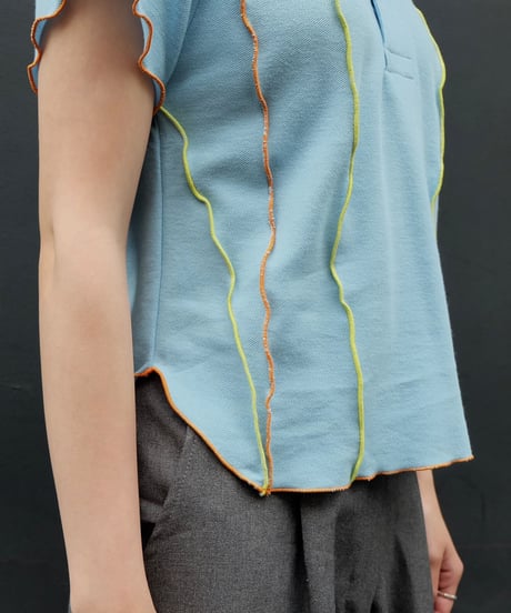 Frill line Poloshirt