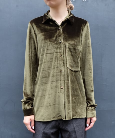 Vintage   Velours Shirt