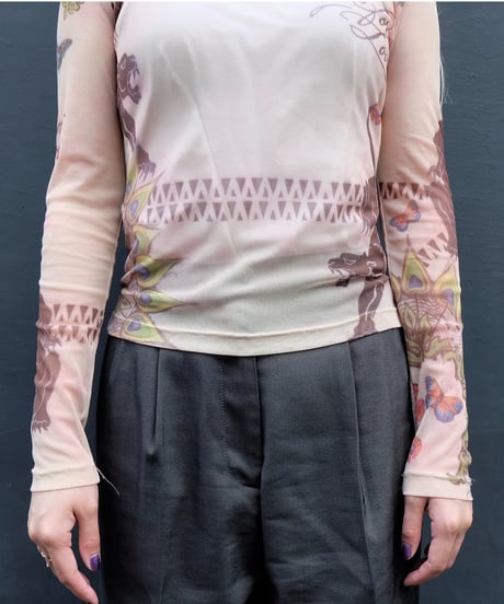 Vintage   See-through Tops