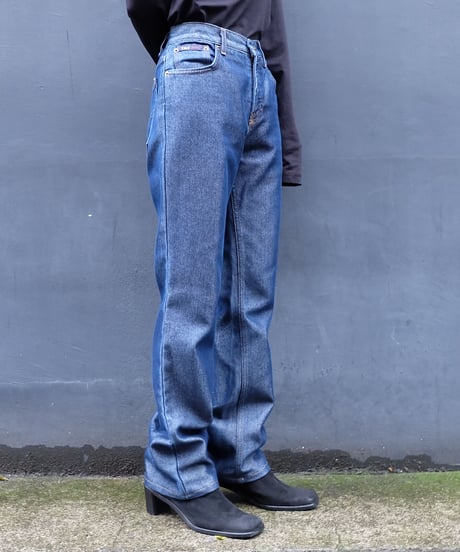 Vintage   Shiny Denim Pants