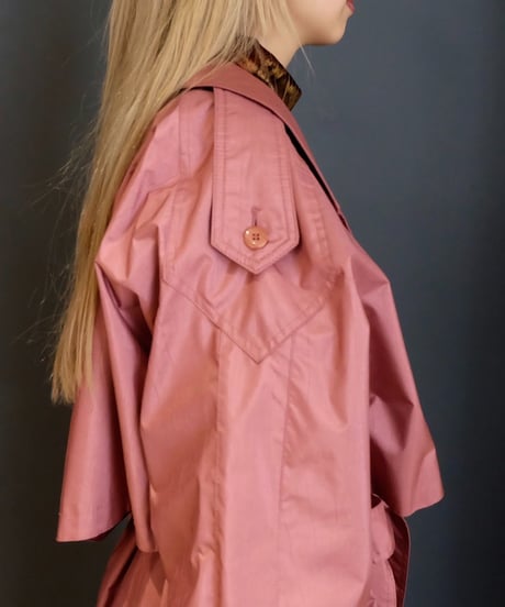 Vintage   Shiny Trench Coat
