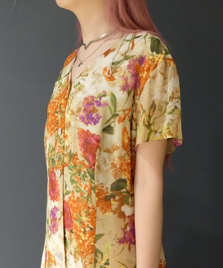 Vintage   Flower Onepiece