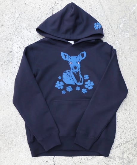 Labyrins   Bambi Hoodie Navy