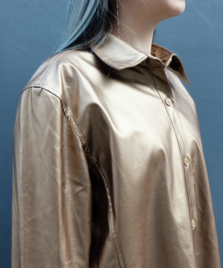 Vintage   Fake Leather Shirts