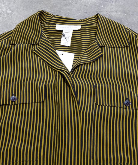 Vintage  Silk  Stripe Shirts