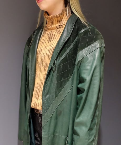 Vintage   Leather Long Coat