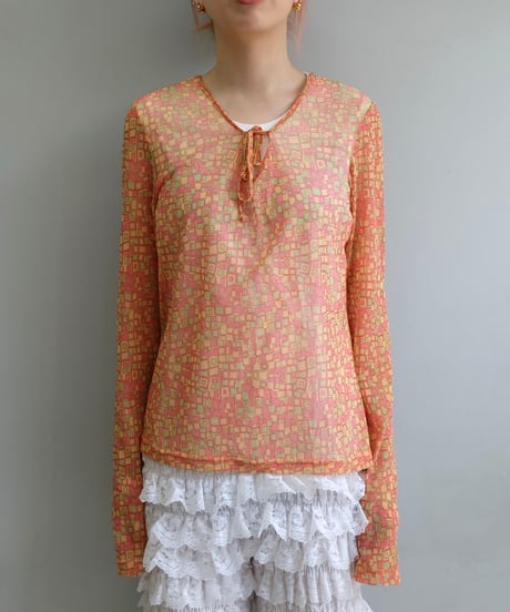 Vintage   See-through Tops