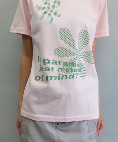 Labyrins   Dot Flower Tshirt    Pink