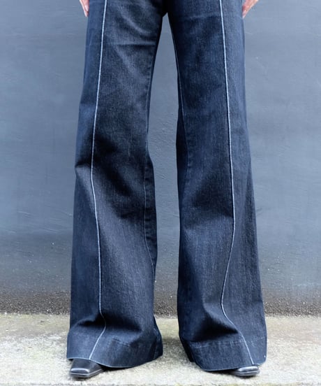 Vintage   Denim Wide Pants
