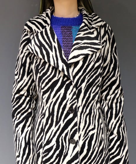 Vintage   Zebra Long Coat