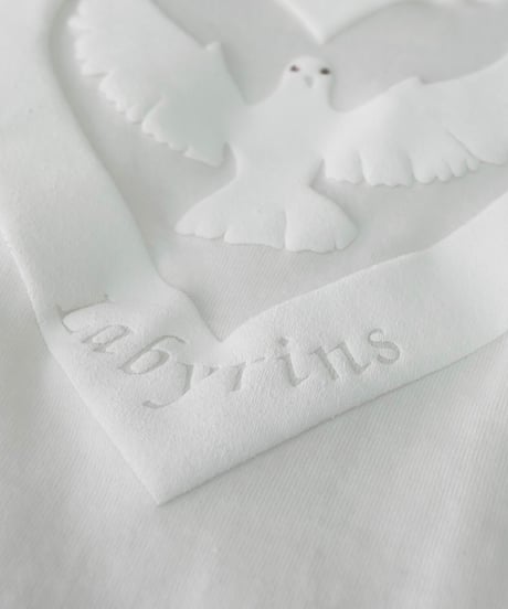 Labyrins   Hart Tshirt  White