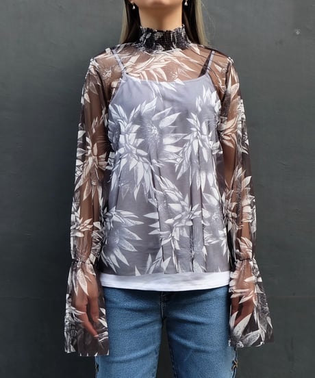Vintage   See-through Tops