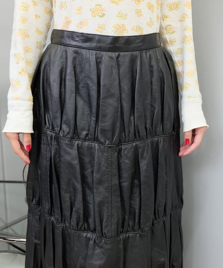 Vintage   Leather Skirt