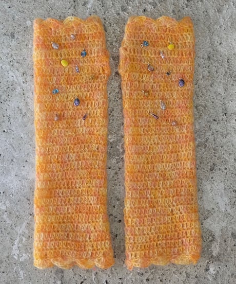 Labyrins Mohair Knit Glove 13