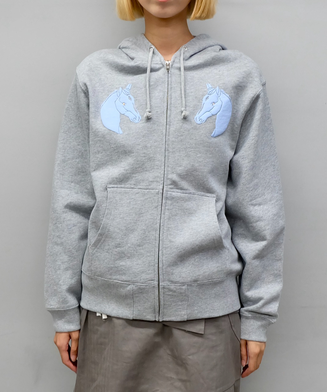Labyrins Dont Cry Horse Zip Hoodie 最安値 Labyrins Dont Cry Horse Zip Hoodie Gray | Shury