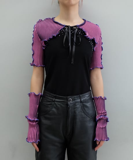 Remake Frill line Arm Tops