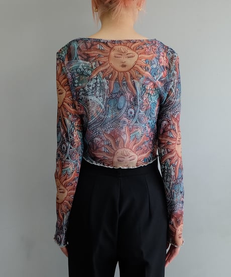 Vintage   see-through Tops