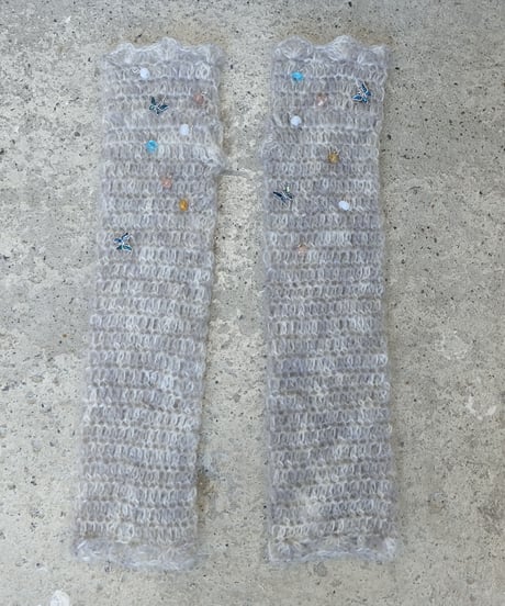 Labyrins Mohair Knit Glove