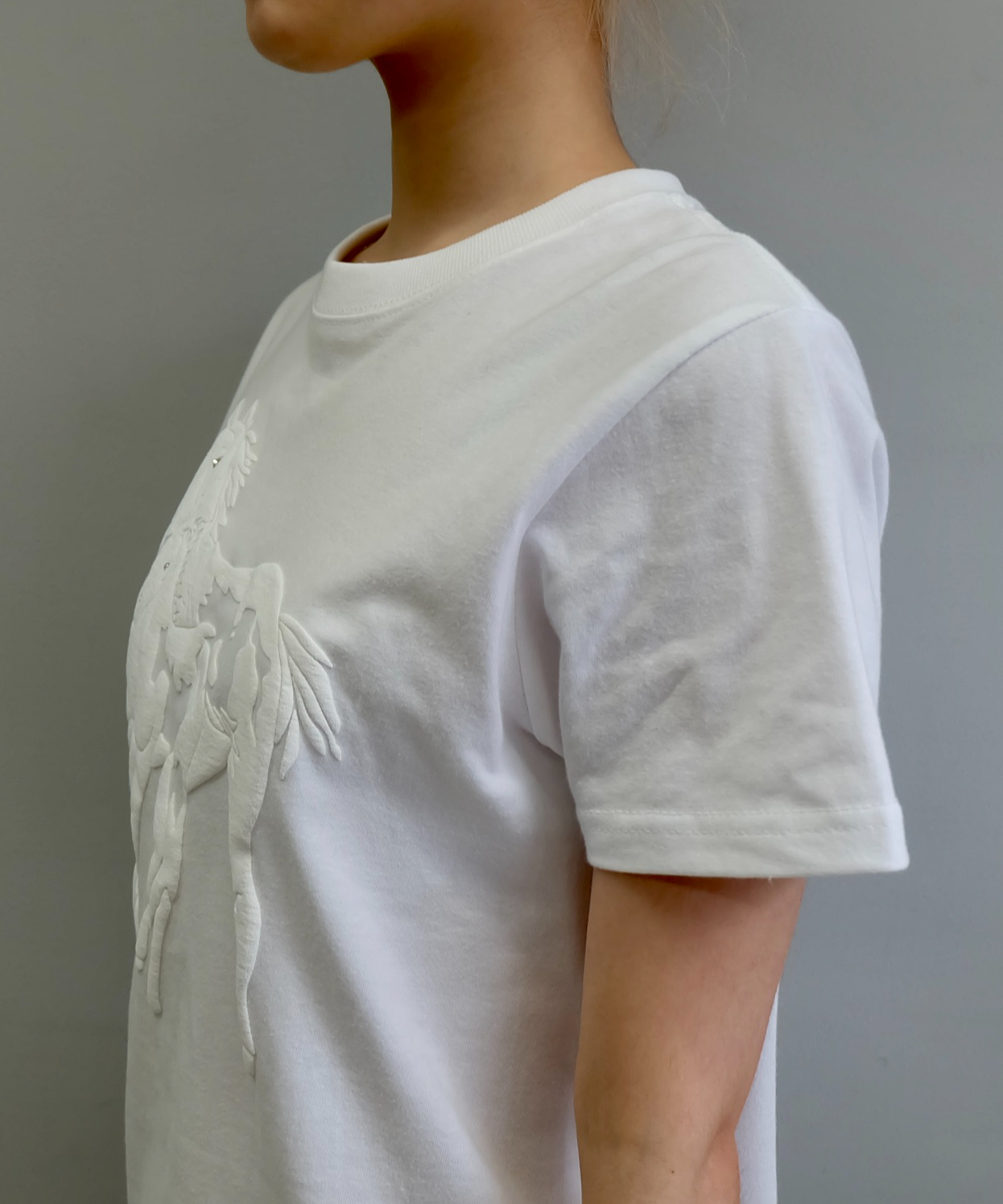 Labyrins Dont Cry Horse Tshirt White | Shury