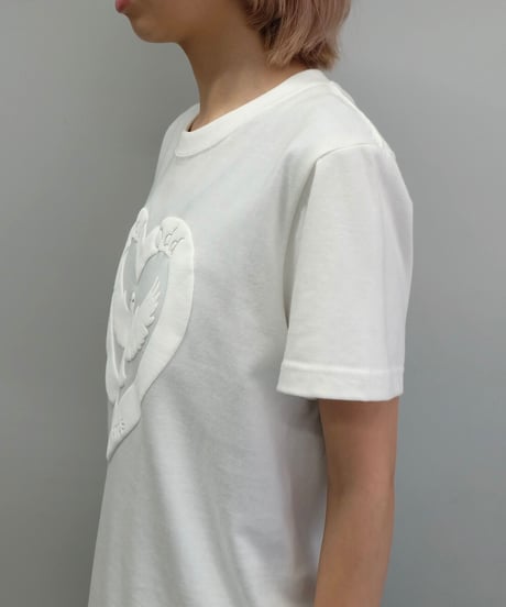 Labyrins   Hart Tshirt  White