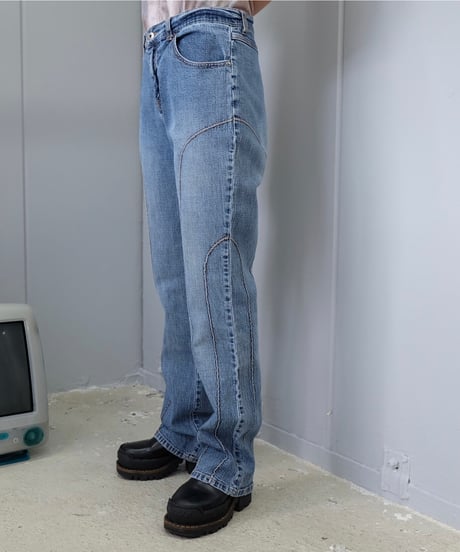 Vintage   Denim Frea Pants 4
