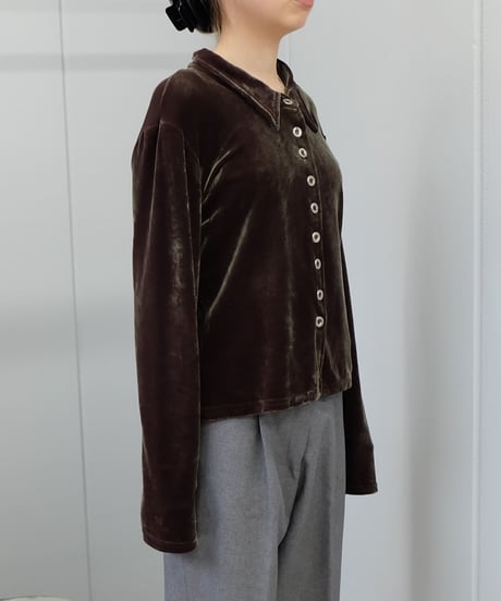 Vintage   Velours Shirt