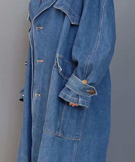 Vintage   Denim Trench Coat