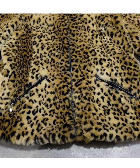 Vintage    Leopard Fake Fur Jacket