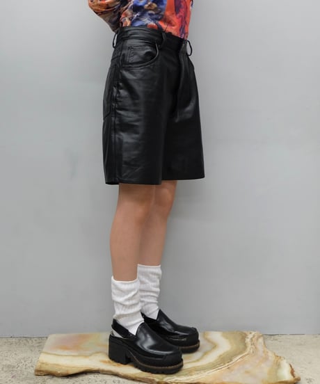 Vintage   Leather Short pants