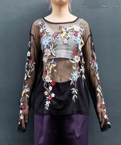 Vintage   See-through Tops