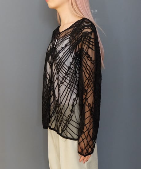 Vintage   See-through Tops