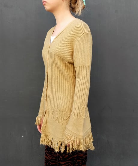 Vintage   Fringe Cardigan