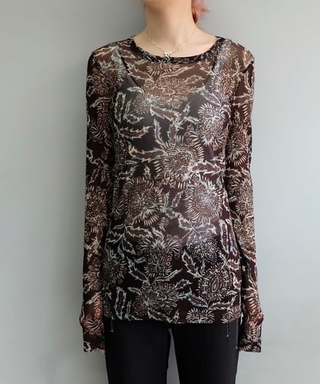 Vintage   See-through Tops
